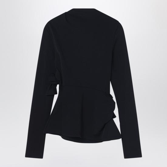 25SS 아크네 스튜디오 긴팔 티셔츠 AL0453VI Black - ACNE STUDIOS