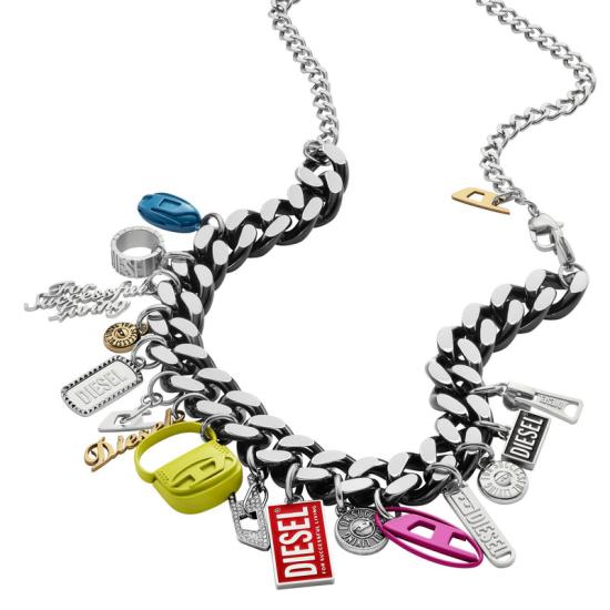 24FW 디젤 목걸이/팬던트 DX152200DJW 01 - DIESEL