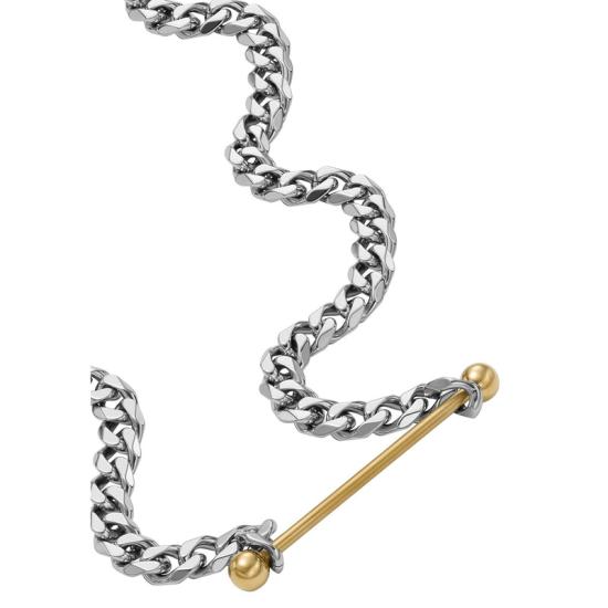 24FW 디젤 목걸이/팬던트 DX140800DJW 01 - DIESEL