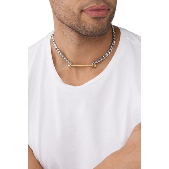 24FW 디젤 목걸이/팬던트 DX140800DJW 01 - DIESEL