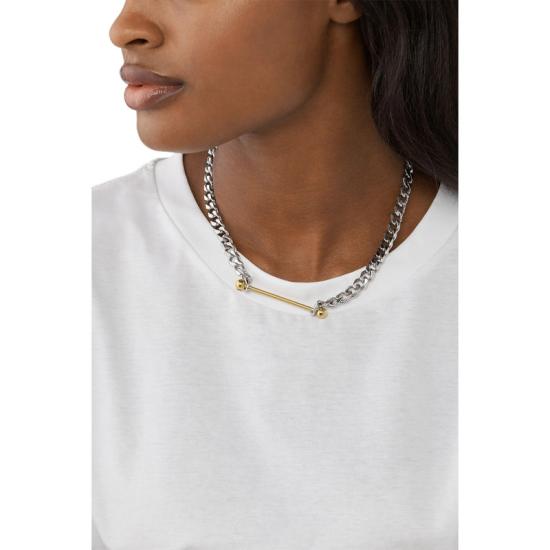 24FW 디젤 목걸이/팬던트 DX140800DJW 01 - DIESEL