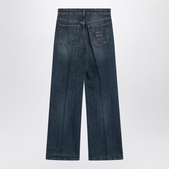 25SS 미우미우 스트레이트 팬츠 GWP500OOO1568 Multicolor - MIU MIU