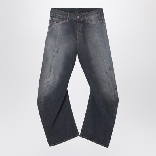 25SS 아크네 스튜디오 스트레이트 팬츠 A0051530DE Black