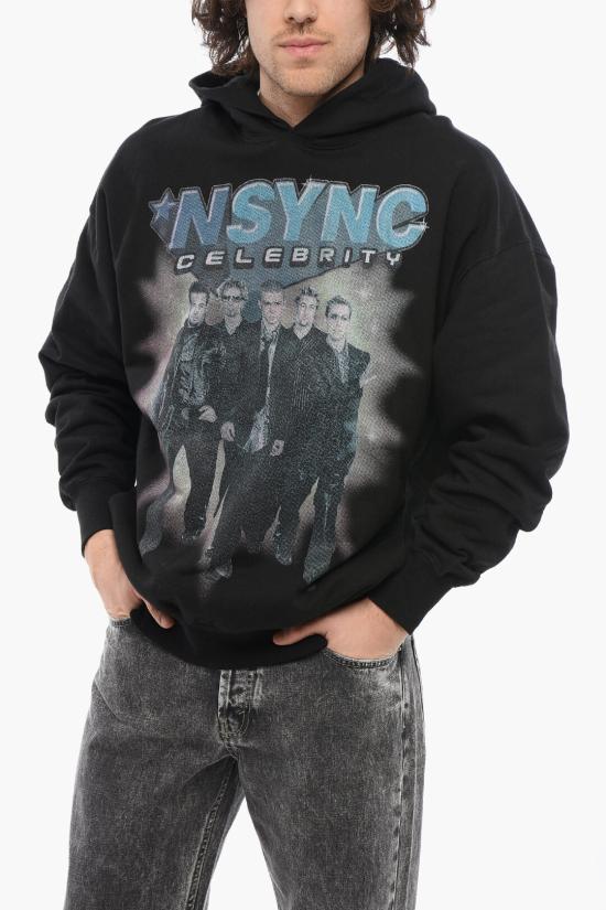  1989 스튜디오 후드 티셔츠 D07 NSYNC 14 BLK Black