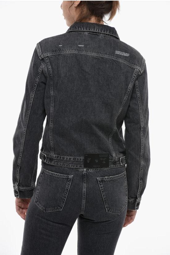  오프화이트 데님 자켓 OWYE012C99DEN0030701 Gray - OFF WHITE