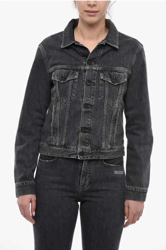  오프화이트 데님 자켓 OWYE012C99DEN0030701 Gray