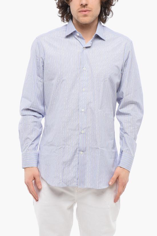  라보라토리오 델 카르민 긴팔 셔츠 50202500 Blue