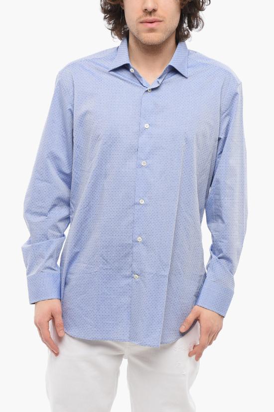  라보라토리오 델 카르민 긴팔 셔츠 40189420 Blue