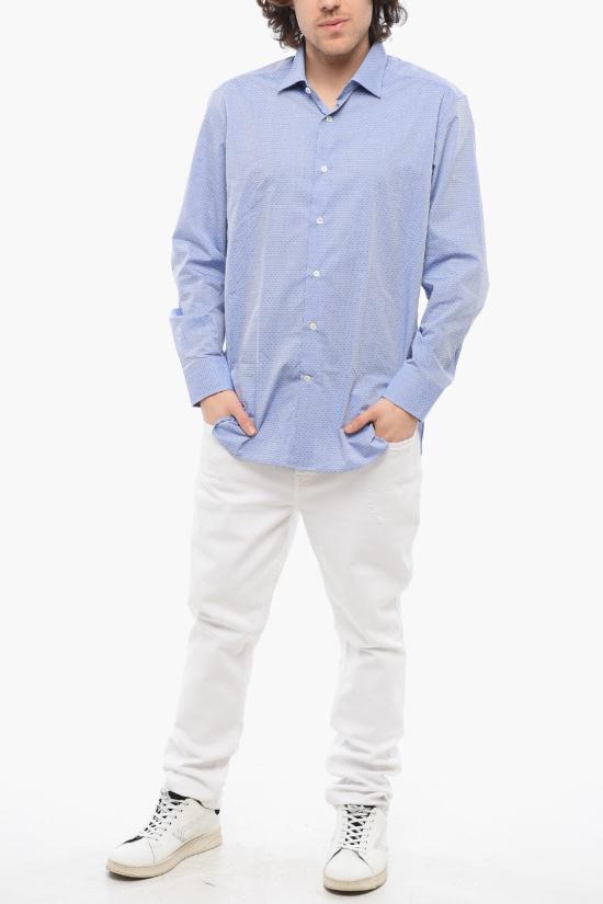  라보라토리오 델 카르민 긴팔 셔츠 40189420 Blue - LABORATORIO DEL CARMINE