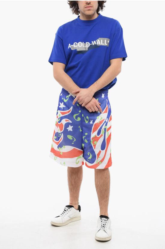  스카이하이팜 숏팬츠 SHF05P0191 Blue - SKY HIGH FARM