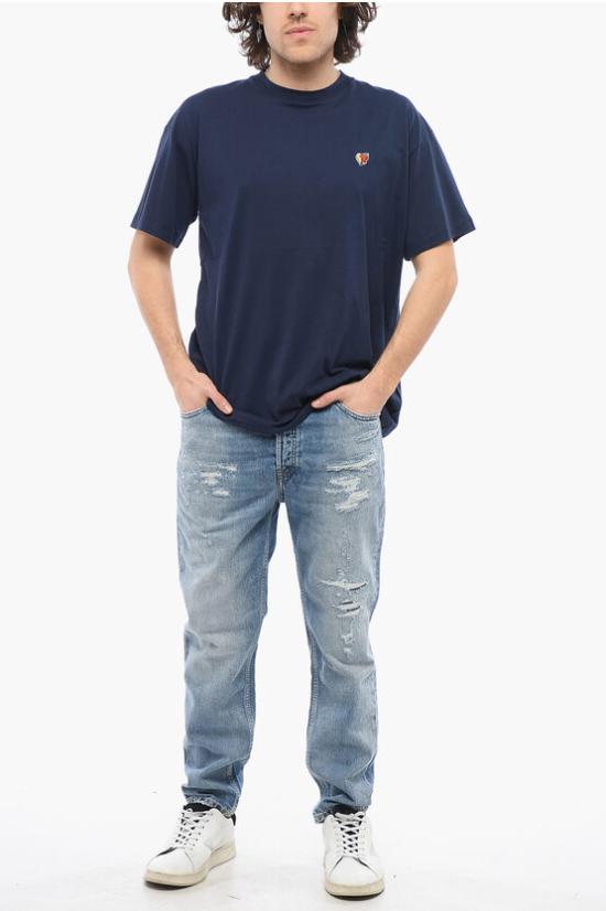  스카이하이팜 반팔 티셔츠 SHF05T0311 Blue - SKY HIGH FARM