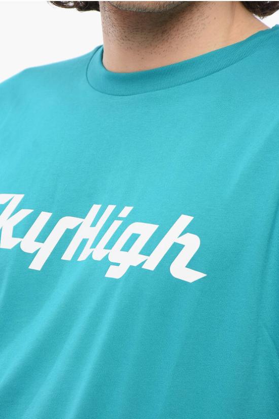  스카이하이팜 반팔 티셔츠 SHF05T0021 Blue - SKY HIGH FARM