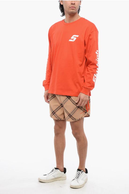  스카이하이팜 긴팔 티셔츠 SHF05T0141 Red - SKY HIGH FARM