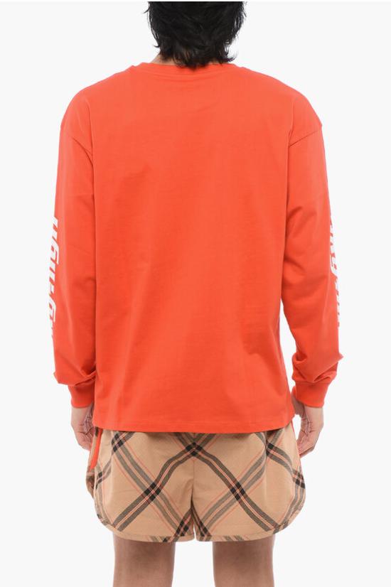  스카이하이팜 긴팔 티셔츠 SHF05T0141 Red - SKY HIGH FARM