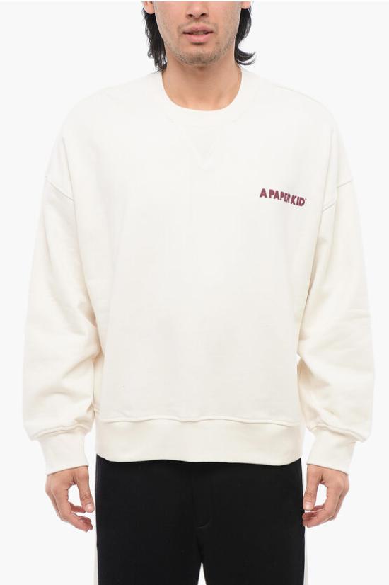  어 페이퍼 키드 긴팔 티셔츠 S4PKUASW002013 White