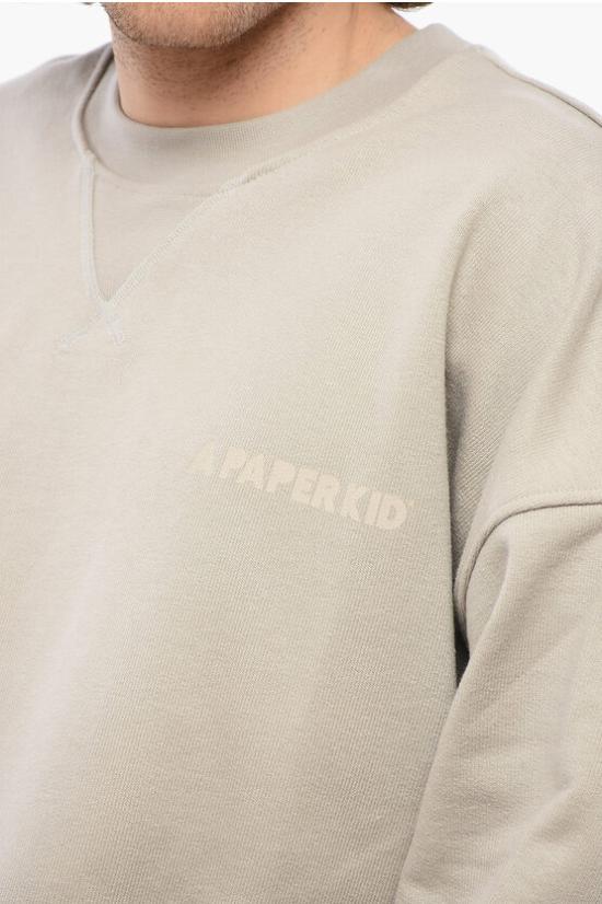  어 페이퍼 키드 긴팔 티셔츠 S4PKUASW002100 Gray - A PAPER KID