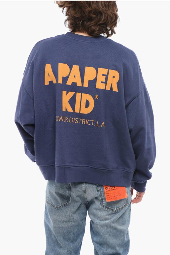  어 페이퍼 키드 긴팔 티셔츠 S4PKUASW002060 Blue - A PAPER KID