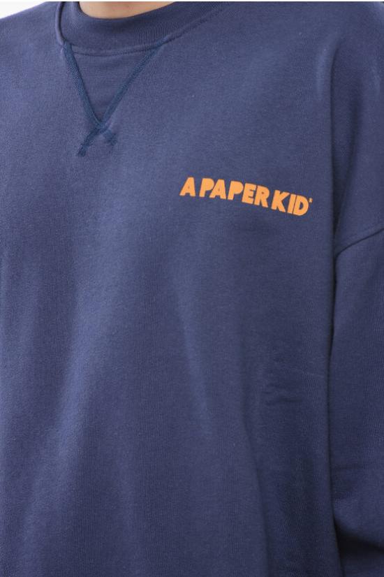  어 페이퍼 키드 긴팔 티셔츠 S4PKUASW002060 Blue - A PAPER KID