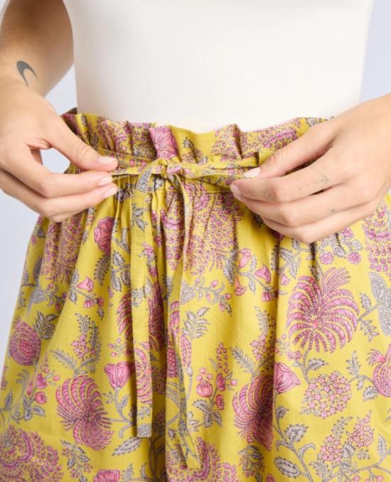  Mille 숏팬츠 밀 캐리 플로럴 쇼츠 시트론 - OTHER BRANDS