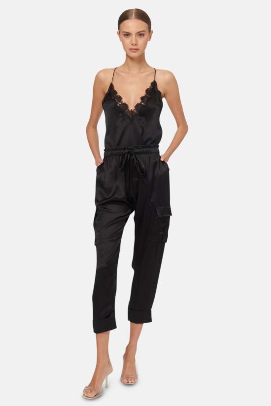  카미 뉴욕 크롭 팬츠 캐미 NYC 카멘 카고 팬츠 블랙 - CAMI NYC