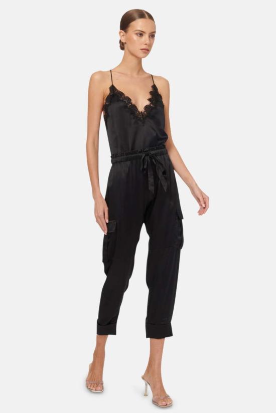  카미 뉴욕 크롭 팬츠 캐미 NYC 카멘 카고 팬츠 블랙 - CAMI NYC