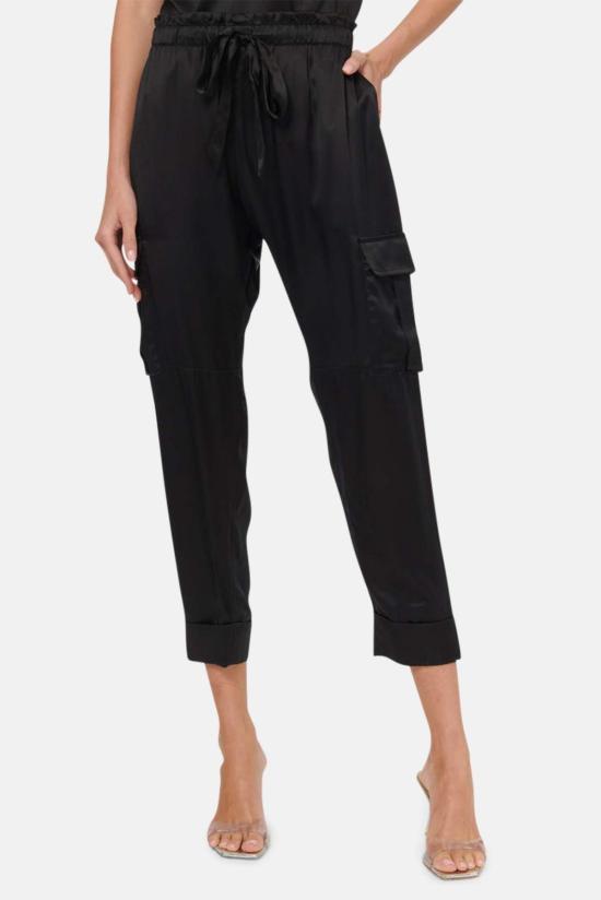  카미 뉴욕 크롭 팬츠 캐미 NYC 카멘 카고 팬츠 블랙 - CAMI NYC