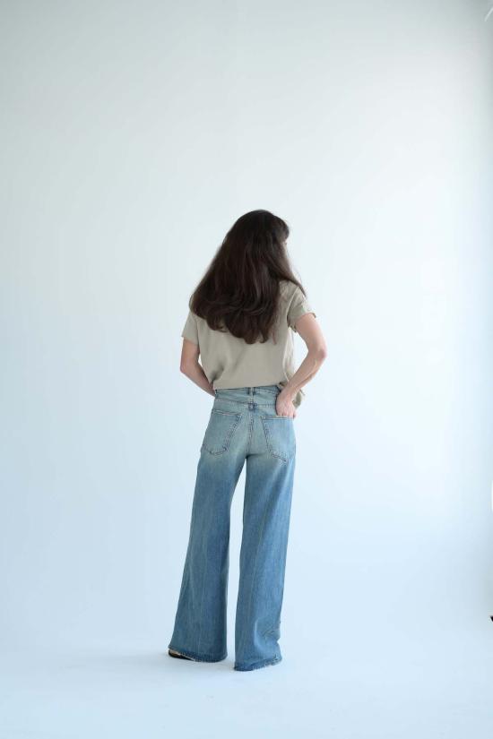  제이미 할러 데님 팬츠 더 락스 와이드 진 - JAMIE HALLER
