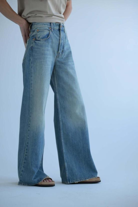  제이미 할러 데님 팬츠 더 락스 와이드 진