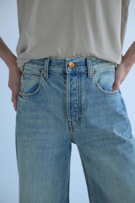  제이미 할러 데님 팬츠 더 락스 와이드 진 - JAMIE HALLER