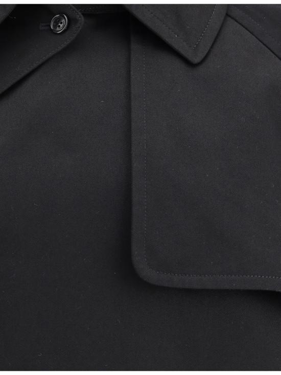 25SS 생로랑 코트 815555Y7I14 1000 BLACK - SAINT LAURENT