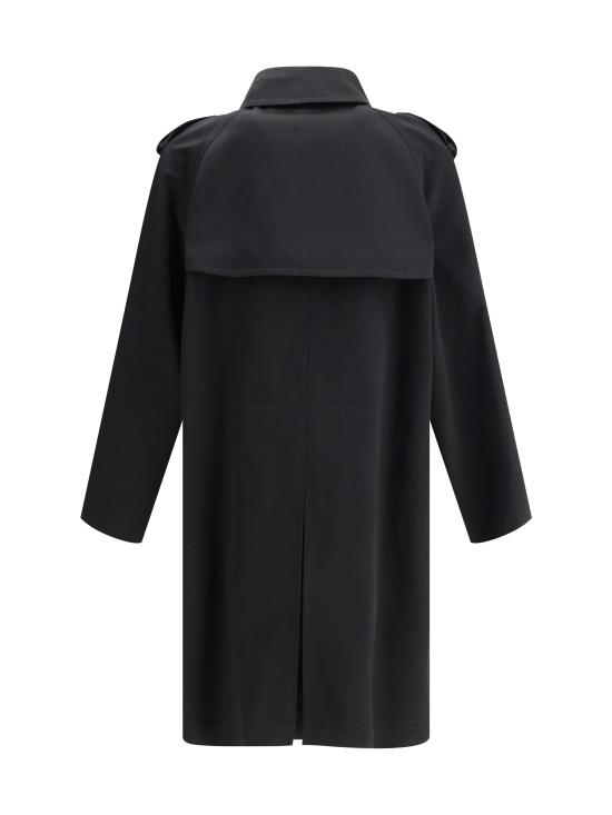 25SS 생로랑 코트 815555Y7I14 1000 BLACK - SAINT LAURENT