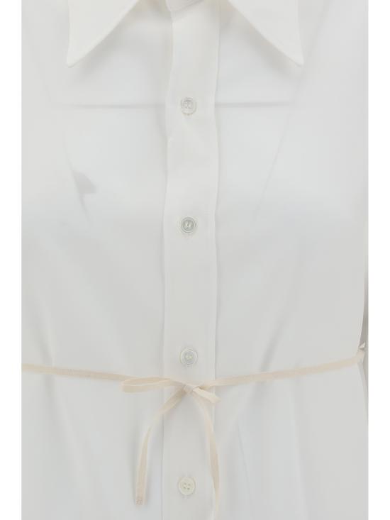 25SS MM6 메종마르지엘라 셔츠 S62DT0037M35441 102 WHITE - MM6 MAISON MARGIELA