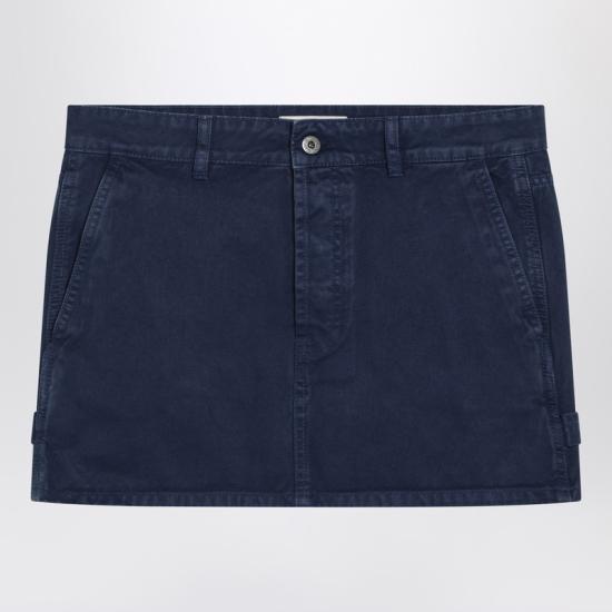 25SS 미우미우 숏 스커트 MG2340OOO1350 Blue