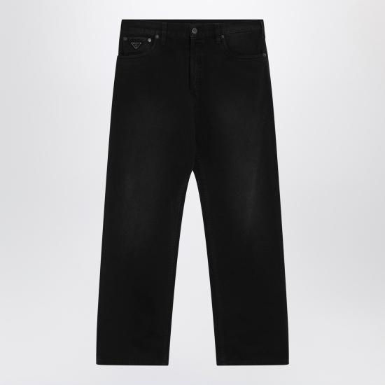 25SS 프라다 데님 팬츠 GEP358AAO148J Black