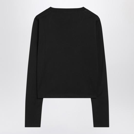  루루 스튜디오 긴팔 티셔츠 MASALCO Black - LOULOU STUDIO