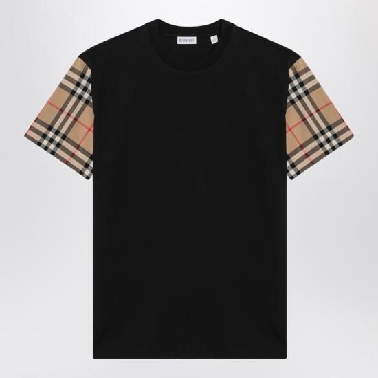 25SS 버버리 반팔 티셔츠 8073028121048 Black