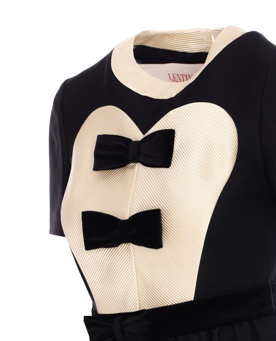 25SS 발렌티노 가라바니 숏 원피스 VADH51CF AUY Black - VALENTINO GARAVANI