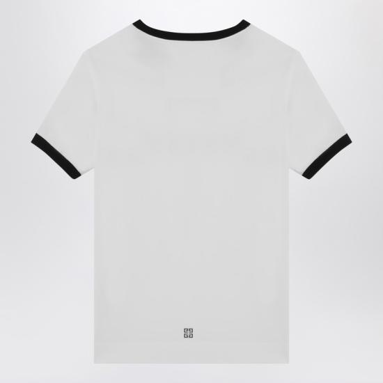 25SS 지방시 반팔 티셔츠 BW70BF3YAC White - GIVENCHY