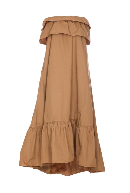 25SS 생로랑 미디 원피스 818380 YZ9AN2560 Beige