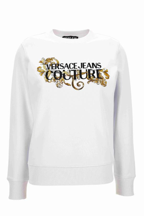 25SS 베르사체 긴팔 티셔츠 78HAIC06 CF00CG03 White