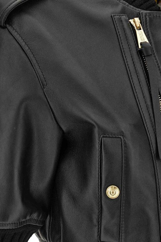 25SS 베르사체 가죽 자켓 78HAVP00 CP009899 Black - VERSACE