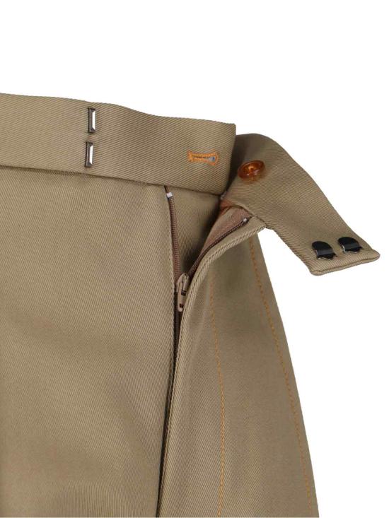 25SS 비비안웨스트우드 스트레이트 팬츠 1F01000W W011Y C404 Beige - VIVIENNE WESTWOOD