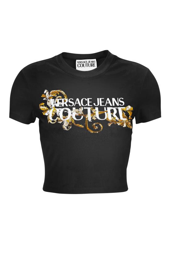 25SS 베르사체 반팔 티셔츠 78HAHC05 CJ02CG89 Black