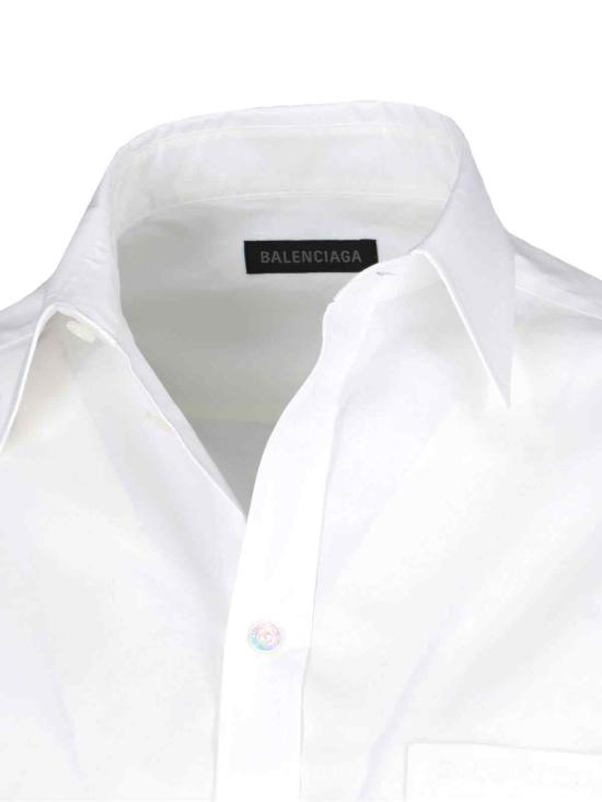 25SS 발렌시아가 셔츠 830990 TRM28 9000 White - BALENCIAGA