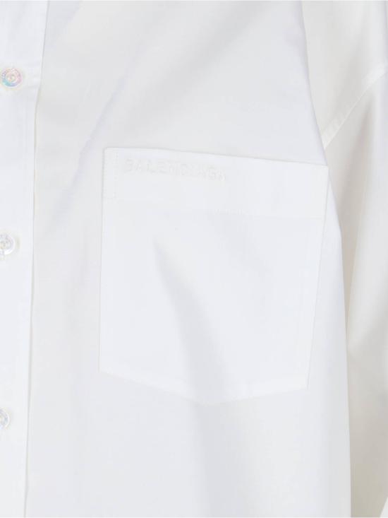 25SS 발렌시아가 셔츠 830990 TRM28 9000 White - BALENCIAGA