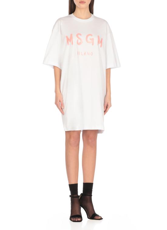 25SS 엠에스지엠 미디 원피스 3841MDA510 25700201A White - MSGM