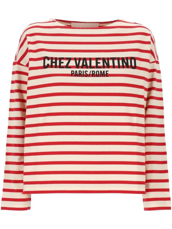 25SS 발렌티노 가라바니 긴팔 티셔츠 6B3MG24B961AS0 AVORIO