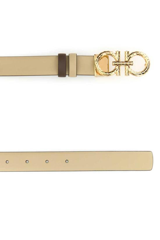 25FW 살바토레 페라가모 레귤러 벨트 230359780426 STONECLAY BEIGE O TAN - SALVATORE FERRAGAMO