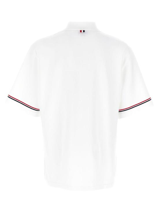 25SS 톰브라운 폴로 티셔츠 MJP209AJ0199100 WHITE - THOM BROWNE
