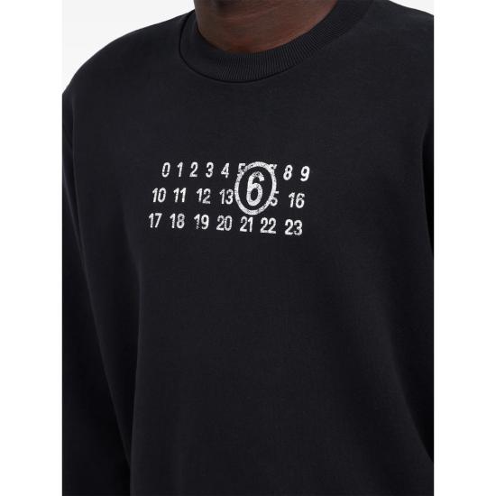 25SS MM6 메종마르지엘라 긴팔 티셔츠 M25004 SH2GU0021 900 BLACK - MM6 MAISON MARGIELA